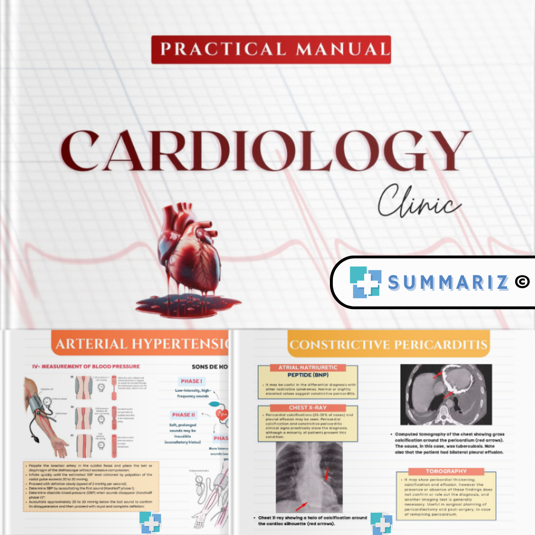 Clinical Cardiology, Cardiology Guide, Healthcare Professionals, Medical Students, Cardiological Semiology, Heart Sounds, Cardiac Auscultation, ECG Composition, Arrhythmias, Coronary Artery Disease, Cardiac Insufficiency, Valvopathies, Hypertension, Myocardiopathies, Congenital Heart Diseases, Chagasic Cardiomyopathy, Pericarditis, Cardiology in HIV, Cardiological Emergencies, Cardiology PDF, Medical Education, Cardiac Tamponade, Cardiorespiratory Arrest, Heart Murmurs, Aortic Stenosis, Mitral Stenosis, Tri